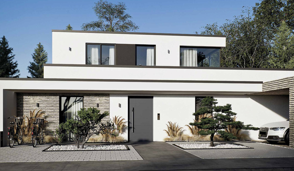 Puerta Lauda R-75, producto Aluminio puerta practicable